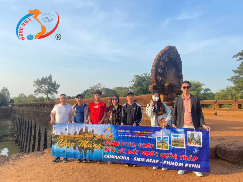 TOUR CAMPUCHIA, SIEM REAP - PHNOM PENH - ĐỂ NHỚ ĐỂ THƯƠNG - XE LIMOUSINE, KS 4 SAO