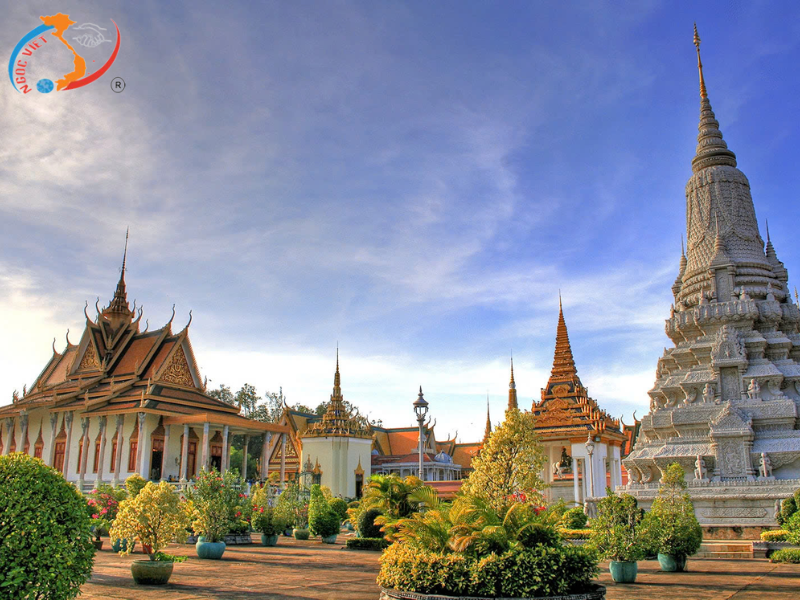 TOUR CAMPUCHIA, CAO NGUYÊN BOKOR - SIHANOUK VILLE - PHNOM PENH - XE LIMOUSINE, KS 4 SAO