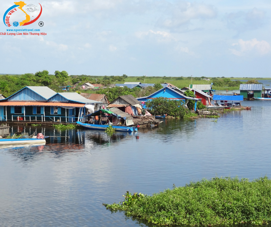 TOUR CAMPUCHIA, SIEM REAP - PHNOM PENH - BIỂN HỒ TONLE SAP - XE LIMOUSINE, KS 4 SAO