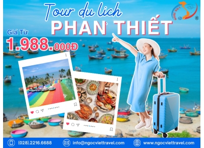 TOUR PHAN THIẾT, TẾT ẤT TỴ 2025 - RESORT 3,4* - BUFFET HẢI SẢN NƯỚNG + LẨU